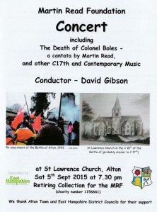St Lawrence concert programme cover